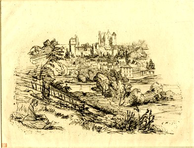Meryon - Ruines du Château de Pierrefonds, 1876,0510.244