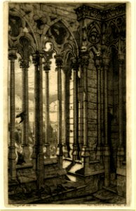 Meryon - La galerie Notre Dame, 1862,1011.696