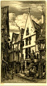 Meryon - La rue des Toiles, 1865,1209.657