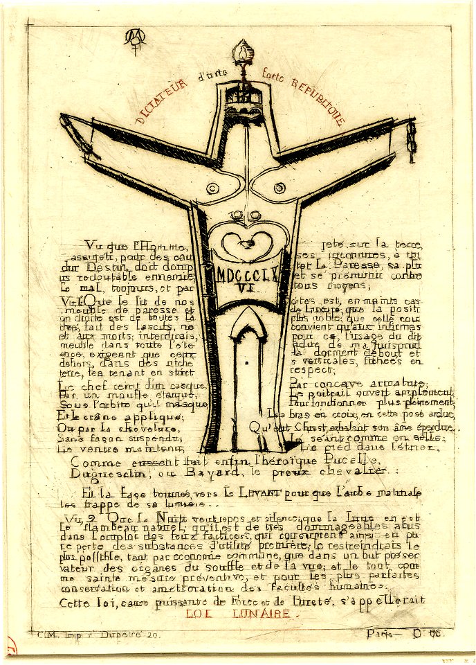 Meryon - La loi lunaire (Lunar law), 1876,0510.329