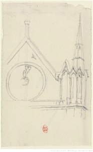 Meryon - Neuf croquis d'études pour Notre-Dame de Paris, btv1b550026337
