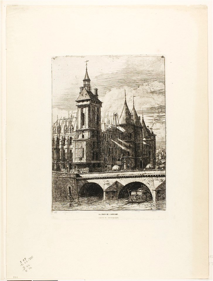 Meryon - The Clock Tower, Paris, 1909.267