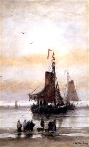 Mesdag Hendrik Willem The Arrival Of The Fleet