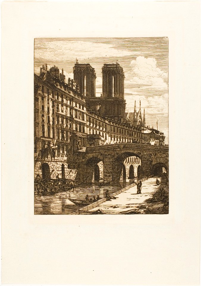 Meryon - Le Petit Pont, Paris, 1991.868