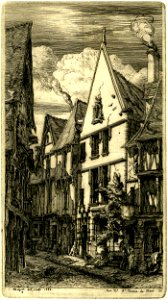 Meryon - La rue des Toiles, 1929,0819.1