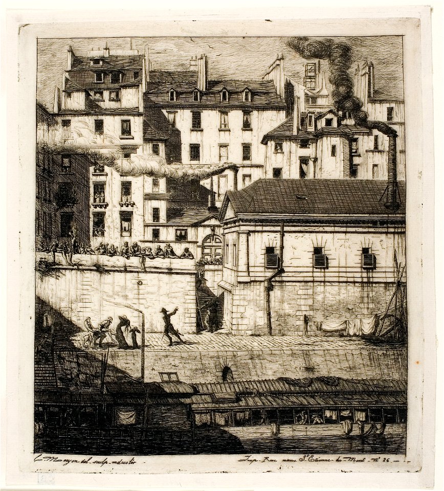 Meryon - The Mortuary, Paris, 1938.1630