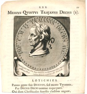 Messius Quintus Trajanus Decius Erfgoedcentrum Rozet 308 191 d 6 a-d