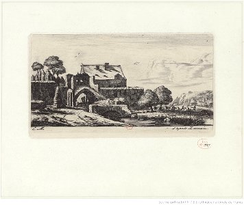 Meryon - Un moulin à eau près de Saint-Denis, btv1b55001141h