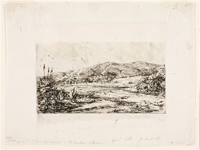 Meryon - The Little French Colony at Akaroa, 1845, 1917.756