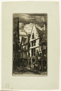 Meryon - Rue des Toiles, Bourges, 1909.252