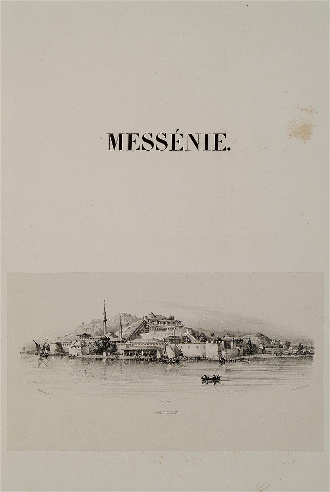 Messénie Modon - Stackelberg Otto Magnus Von - 1834