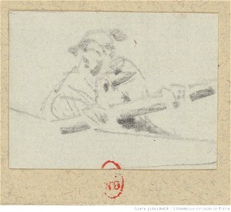 Meryon - Neuf petits croquis études de matelots manoeuvrant, btv1b550021730, vue 5