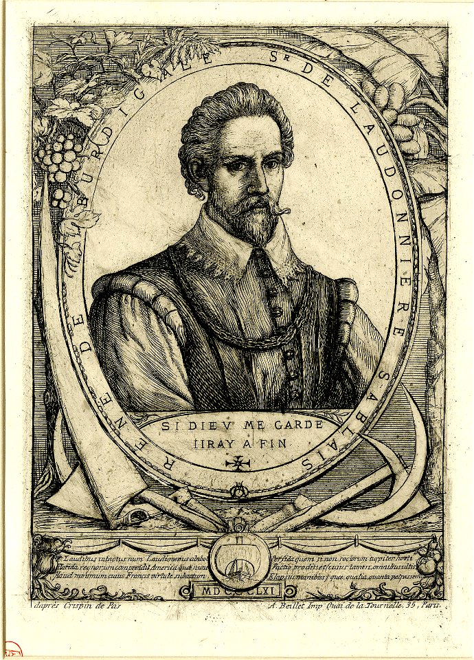 Meryon - René de Laudonnière Sablais (de Burdigale), 1876,0510.391