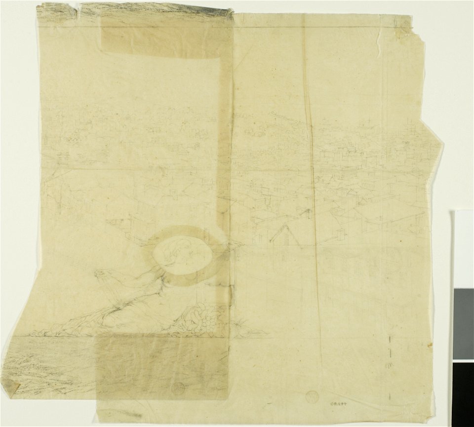 Meryon - Study for San Francisco, center left section, 1855–56, 1909.294b