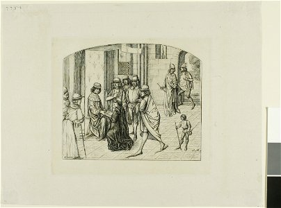 Meryon - The Printer Valère Maxime being Presented to King Louis XI, 1927.4418