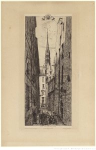 Meryon - Rue des Chantres, btv1b55001058p