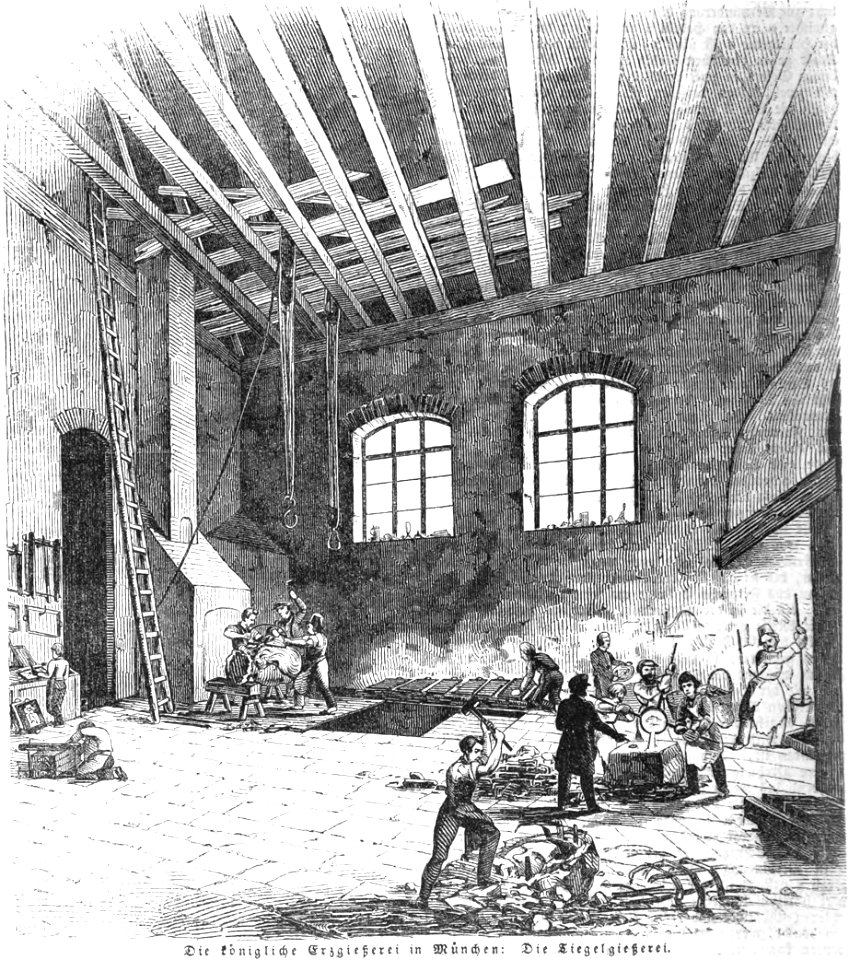 München Königl Erzgießerei Tiegelgießerei 1845 (IZ 04-380)