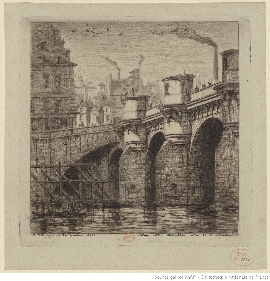 Meryon - Le Pont-Neuf, btv1b550022021