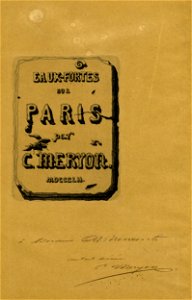 Meryon - Titre des 'Eaux-fortes sur Paris', 1953,0411.98