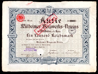 Mühlheimer Bergwerks-Verein 1898