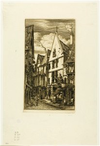 Meryon - Rue des Toiles, Bourges, 1909.253