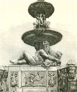 Messina dettaglio della fontana del Duomo