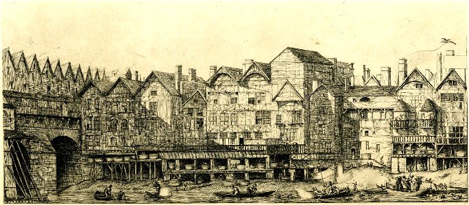 Meryon - Partie de la cité vers la fin du XVIIe siècle, 1870,0709.193