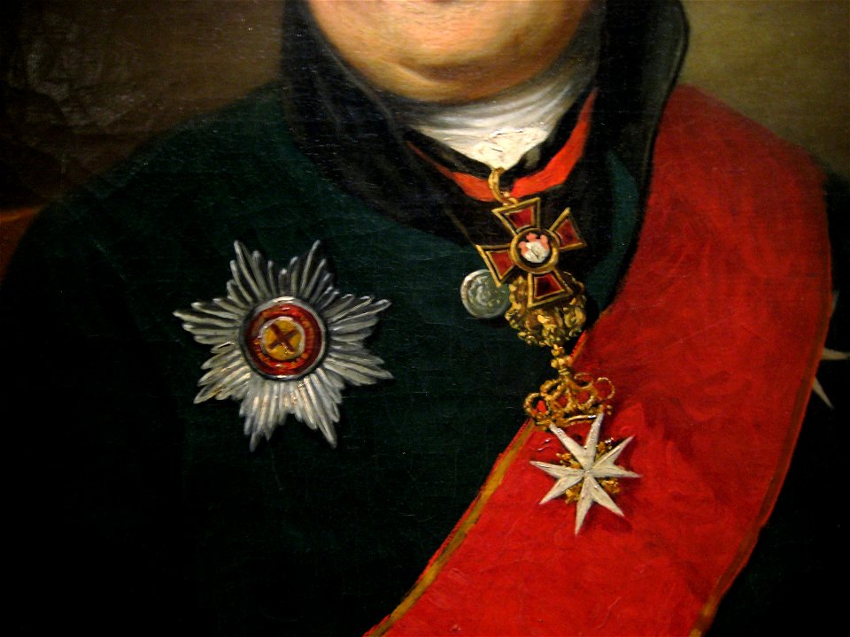 N.N. Bantysh-Kamensky by N. Argunov (after 1818, GIM) detail
