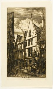 Meryon - Rue des Toiles, Bourges, 1927.4394