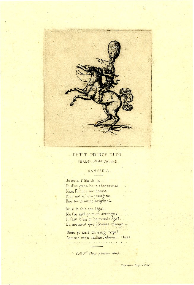 Meryon - Petit Prince Dito, 1865,1209.665