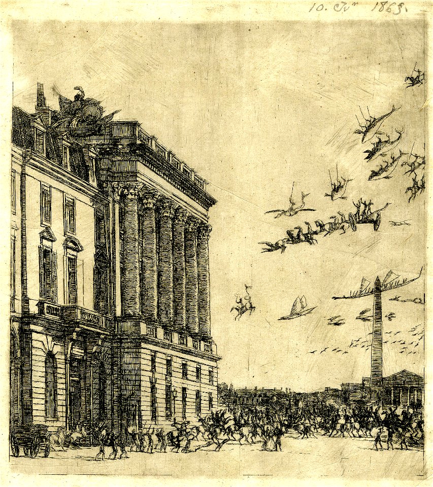 Meryon - Ministère de la Marine, Paris, 1920,0615.34