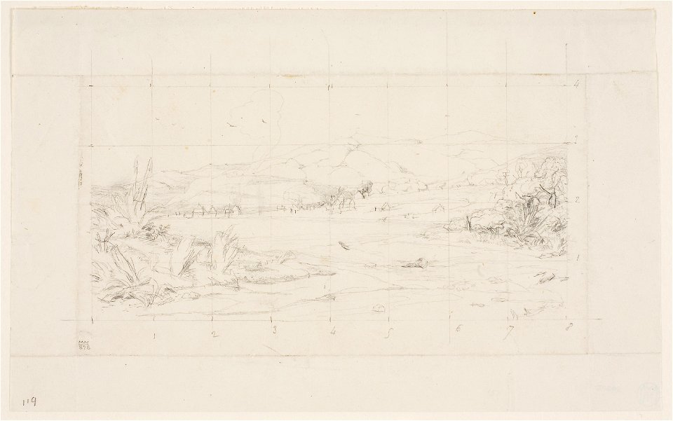 Meryon - The Little French Colony at Akaroa, 1845, 1865, 1909.302