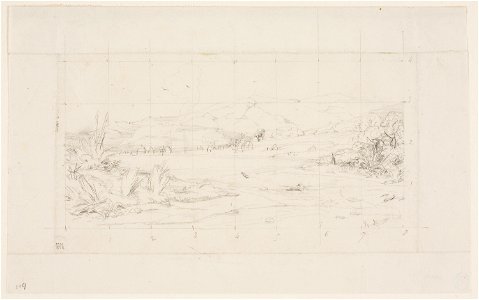 Meryon - The Little French Colony at Akaroa, 1845, 1865, 1909.302