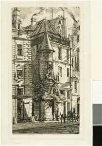 Meryon - Tourelle de la rue de la Tixeranderie, 1978.74
