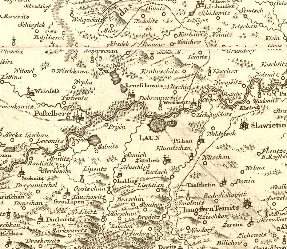 Müllerova mapa - Louny