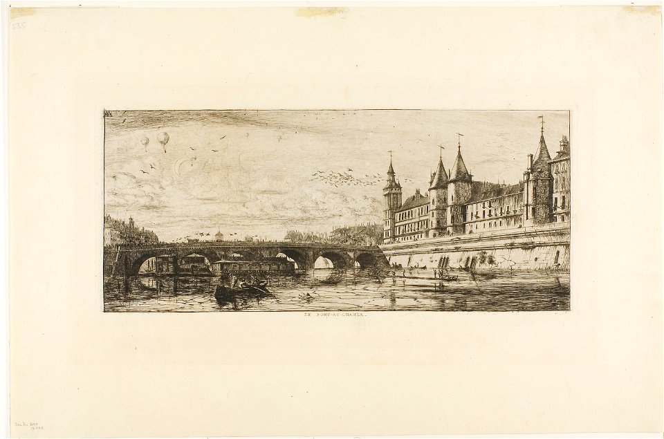 Meryon - Pont-au-Change, Paris, 1917.732