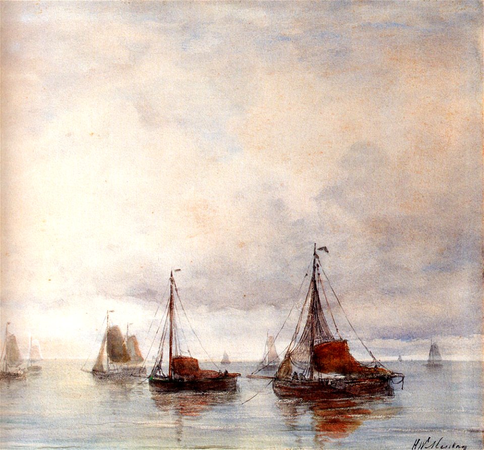 Mesdag Hendrik Willem Temps Calme