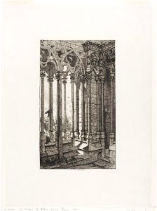 Meryon - The Gallery of Notre-Dame, Paris, 1991.870