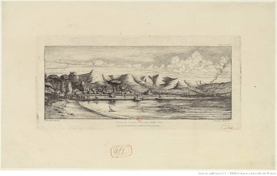 Meryon - Presqu'île de Banks, pointe des Charbonniers, Akaroa, btv1b550011402