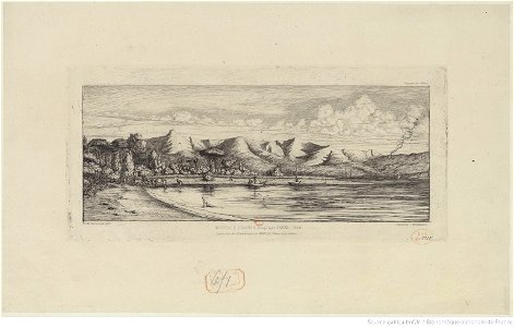 Meryon - Presqu'île de Banks, pointe des Charbonniers, Akaroa, btv1b550011402