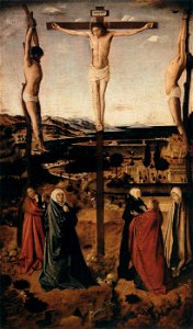 Antonello da Messina - Crucifixion - WGA00748. Free illustration for personal and commercial use.