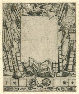 Meryon - Projet d'encadrement pour le portrait d'Armand Guéraud, 1876,0510.332