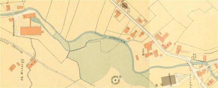 Mühle Hirslanden Seidenweberei Drahtzug 1900