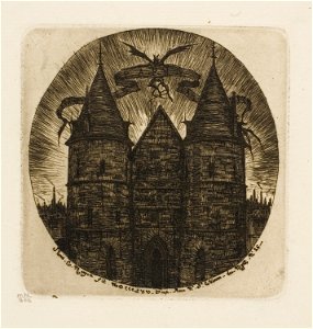 Meryon - The Old Gate of the Palace of Justice, Paris, 1909.259