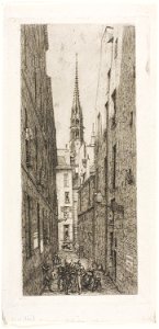 Meryon - Rue des Chantres, Paris, 1938.1650