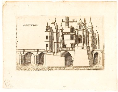Meryon - The Château of Chenonceau, no. 2, 1909.255