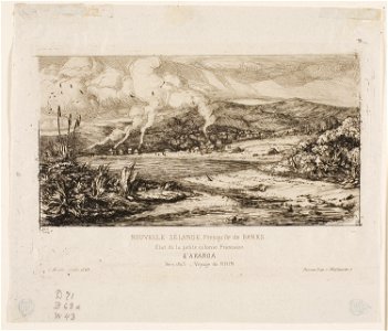 Meryon - The Little French Colony at Akaroa, 1845, 1909.221
