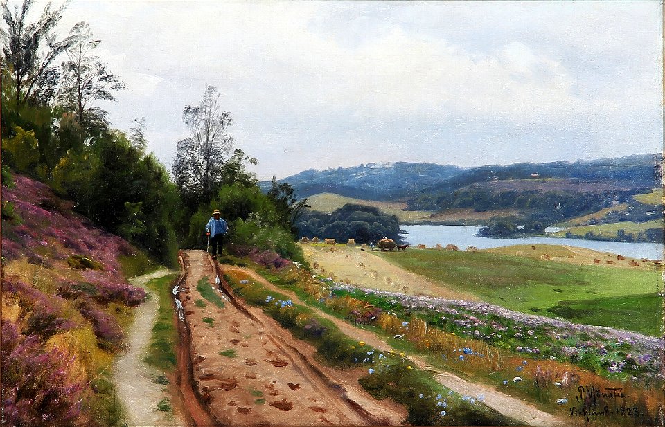 Peder Mønsted - En sti i Virklund, Danmark