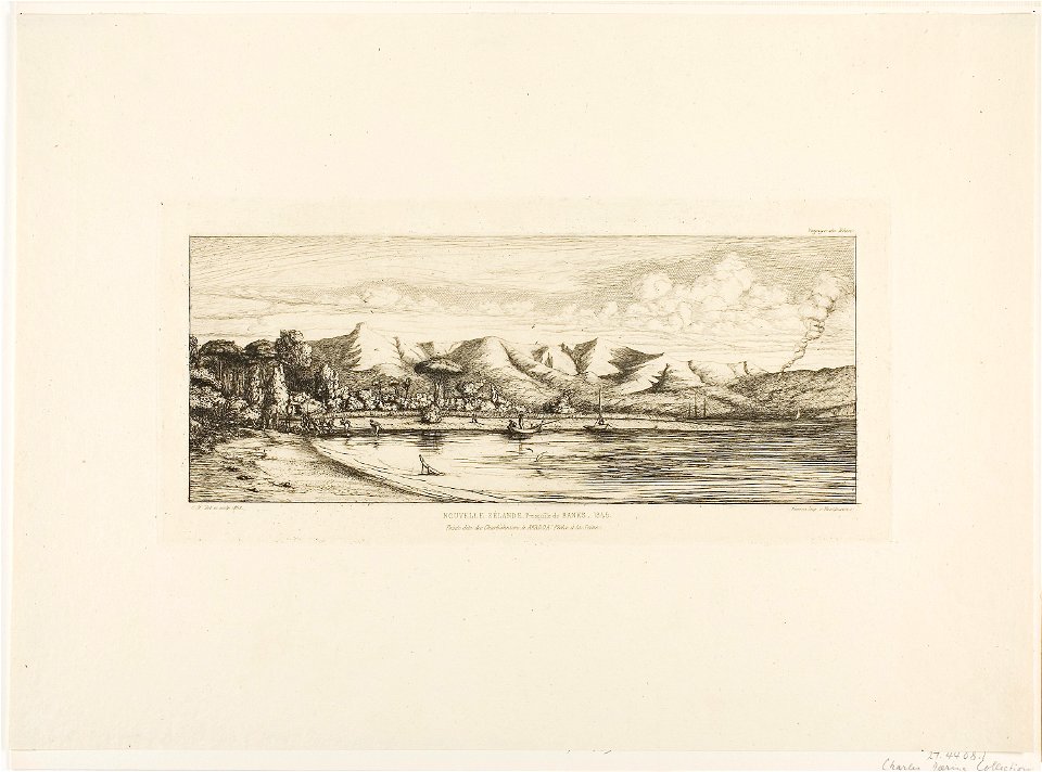 Meryon - Seine Fishing off Collier’s Point, Akaroa, Banks’ Peninsula, 1845, 1927.4408.1