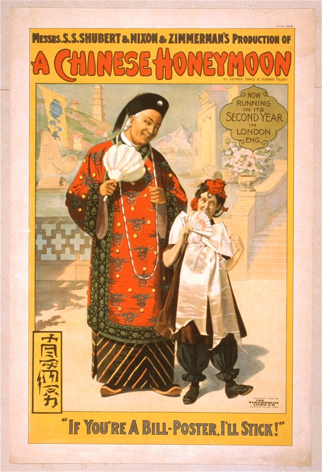 Messrs. S.S. Shubert & Nixon & Zimmerman's production of A Chinese honeymoon by George Dance & Howard Talbot. LCCN2014636732